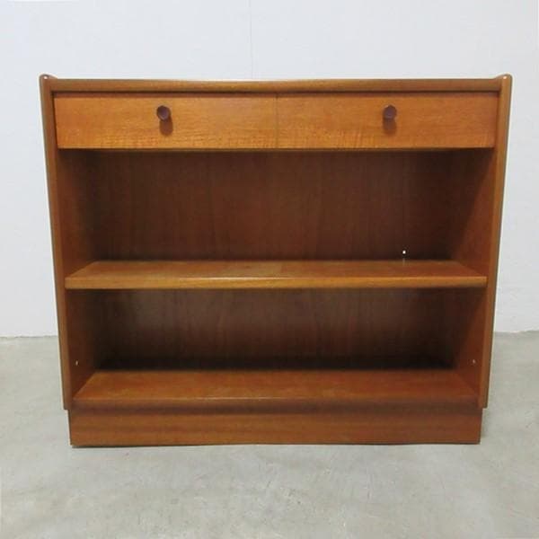 イギリス ビンテージ 家具 Nathan ブックケース 本棚 英国 6166e