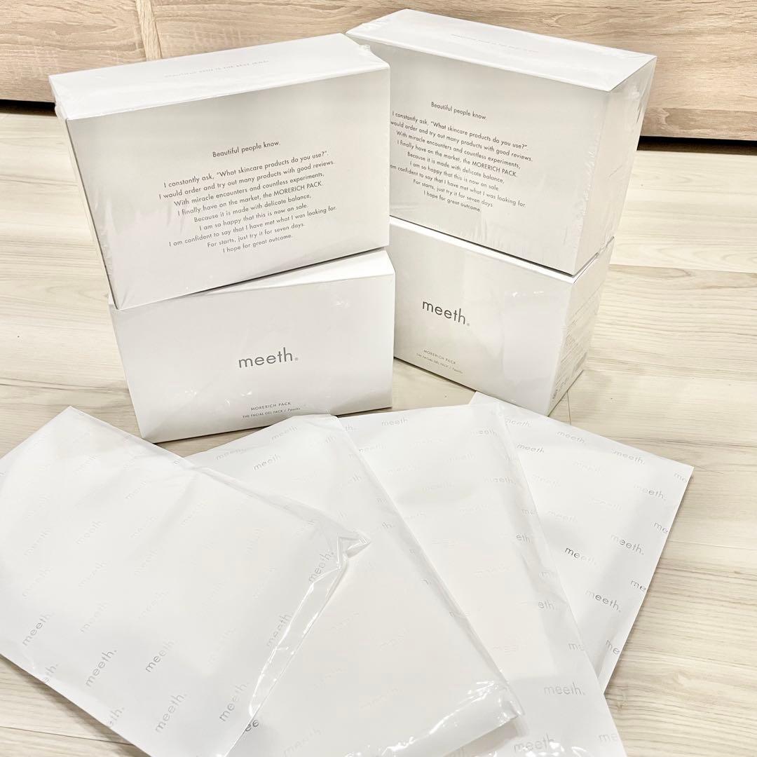 meeth ミース モアリッチ パック 4箱 - メルカリ