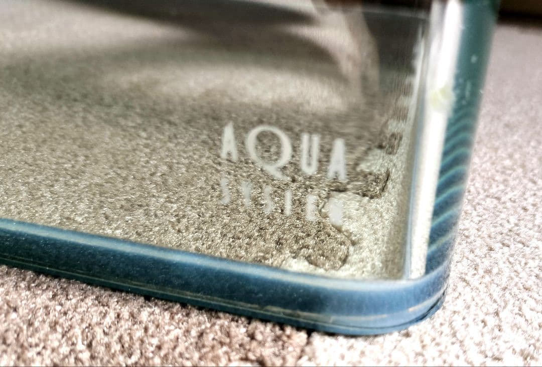 オーバーフロー曲げガラス水槽 濾過槽 セット 排水管付き