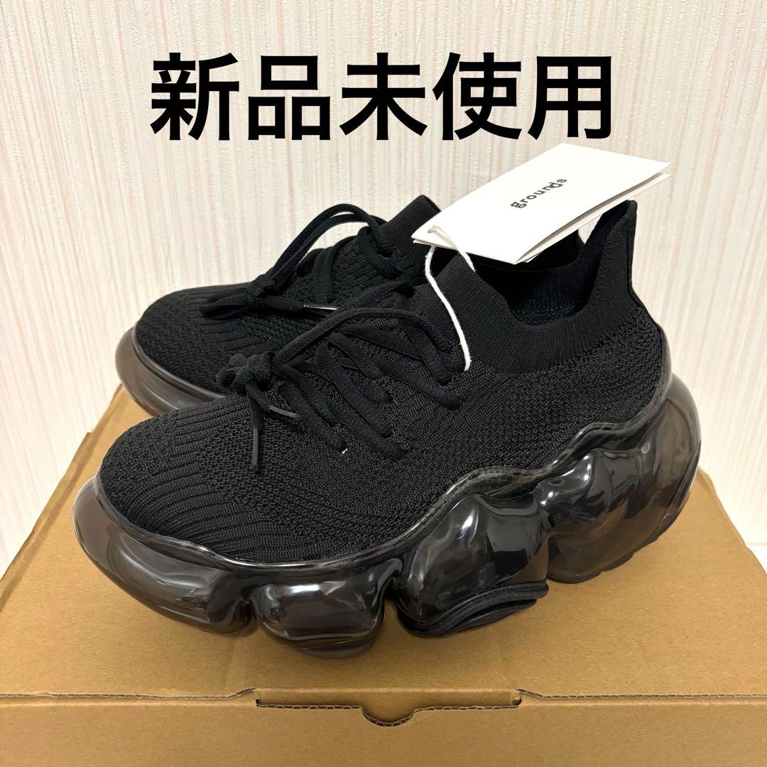 grounds MOOPIE BLACK 24cm 新品未使用 タグ付 MOOPIE - BLACK / BLACK (ムーピー ブラック / ブラック )｜grounds