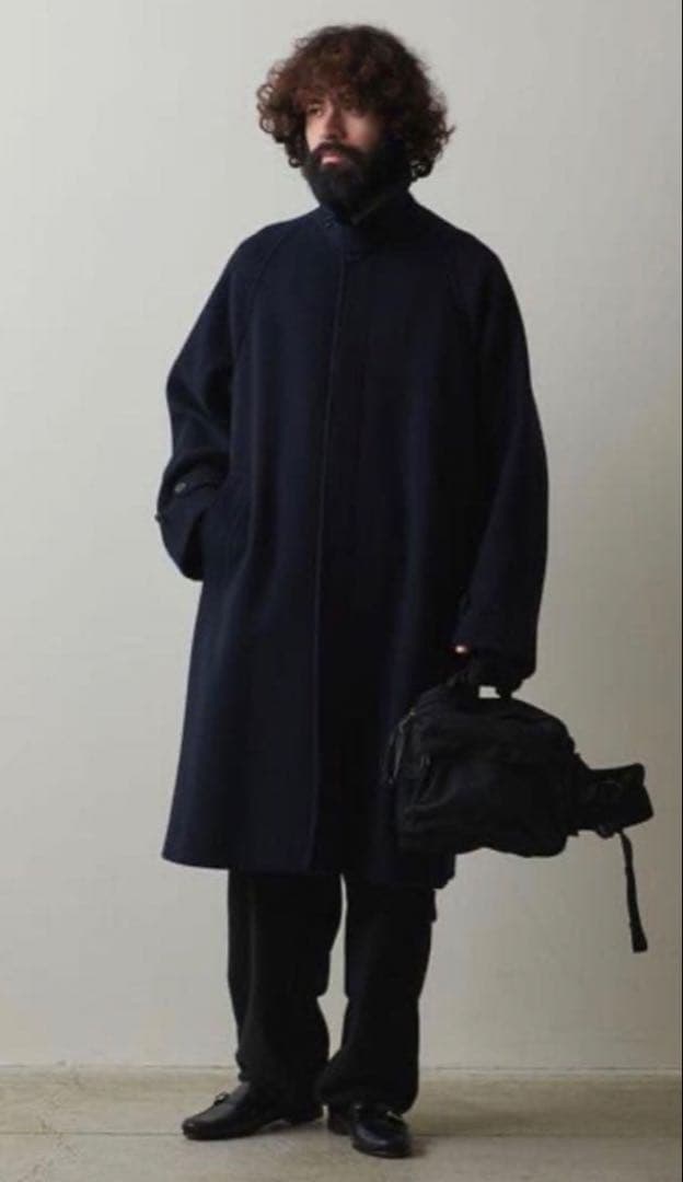 steven alan 23AW ウールバルマカーンコート ネイビー Steven Alan（スティーブンアラン）の「＜Steven Alan＞ ウール