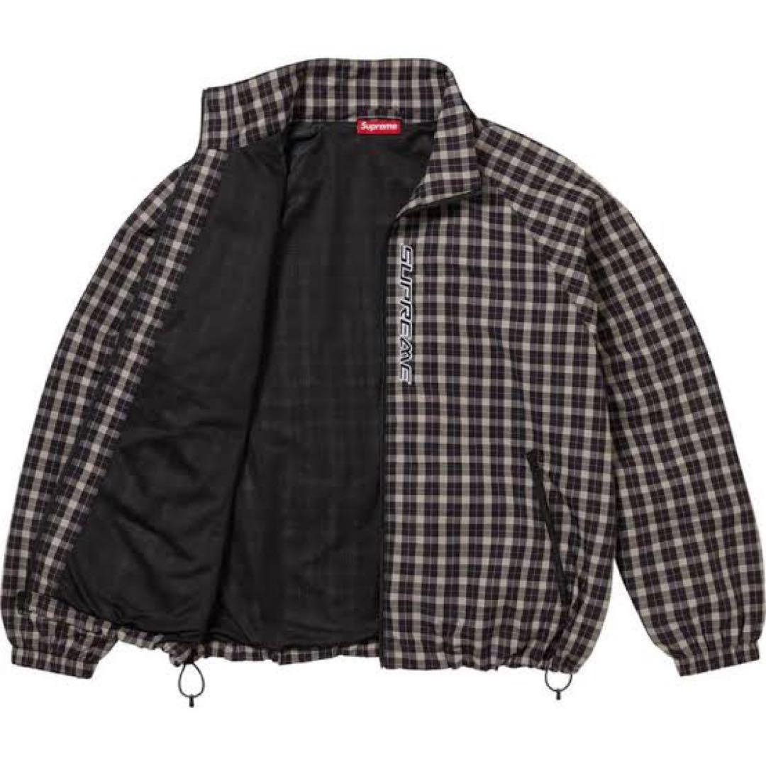 ジャケット・アウター Supreme Plaid Track Jacket \"Black\"