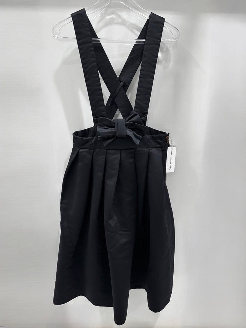2023ss コムデギャルソン GIRL サテン リボンジャンパースカート