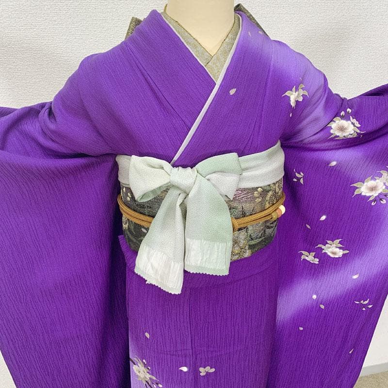 507z21☆きものやまと 山口小夜子 中振袖 身幅広 小柄☆美品 成人式