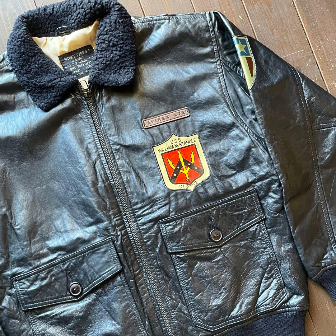 □457 80年代古着 アヴィレックスG-1 フライトジャケット ヴィンテージ