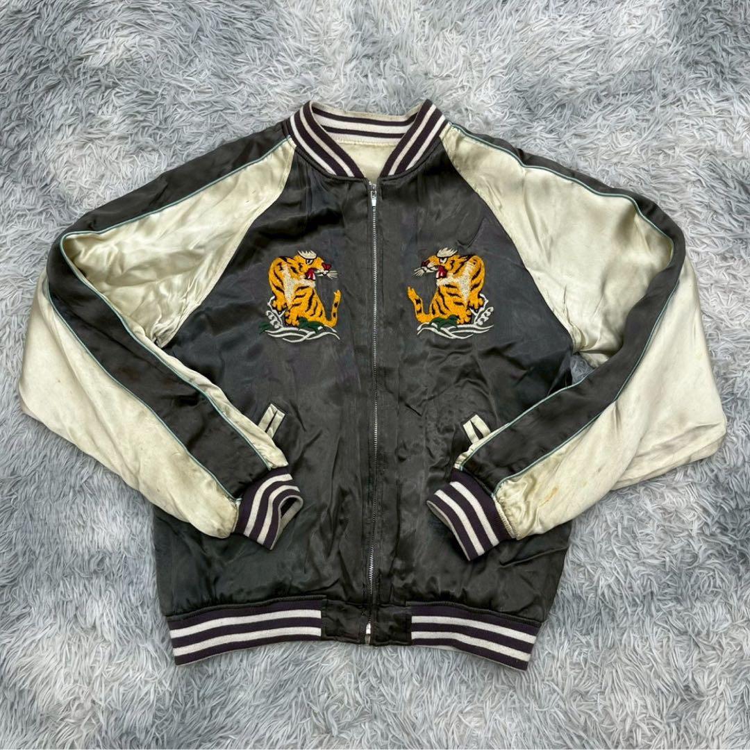 AVIREX リバーシブルスカジャンM虎龍日本地図刺繍 Authentic】 - メルカリ