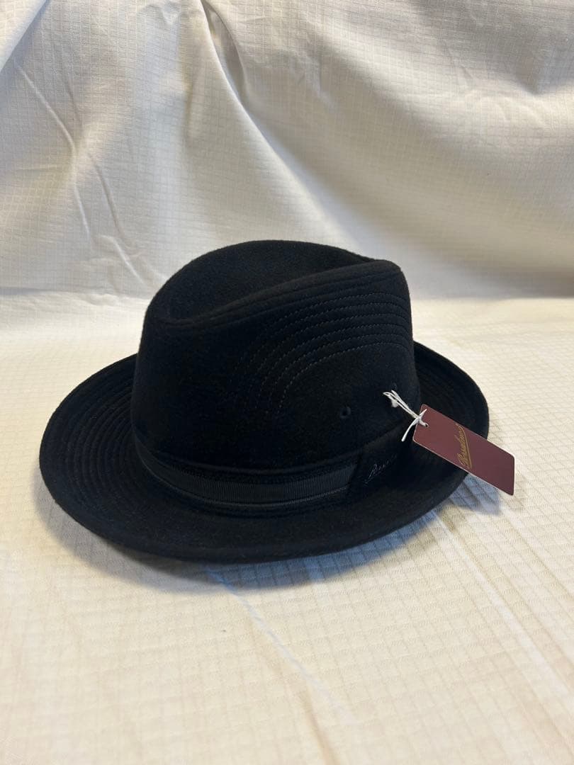 Borsalino ブラックハット 57cm 中折れ帽　ボルサリーノ 楽天市場】Borsalino ボルサリーノ 中折れハット フェルト帽 秋 冬