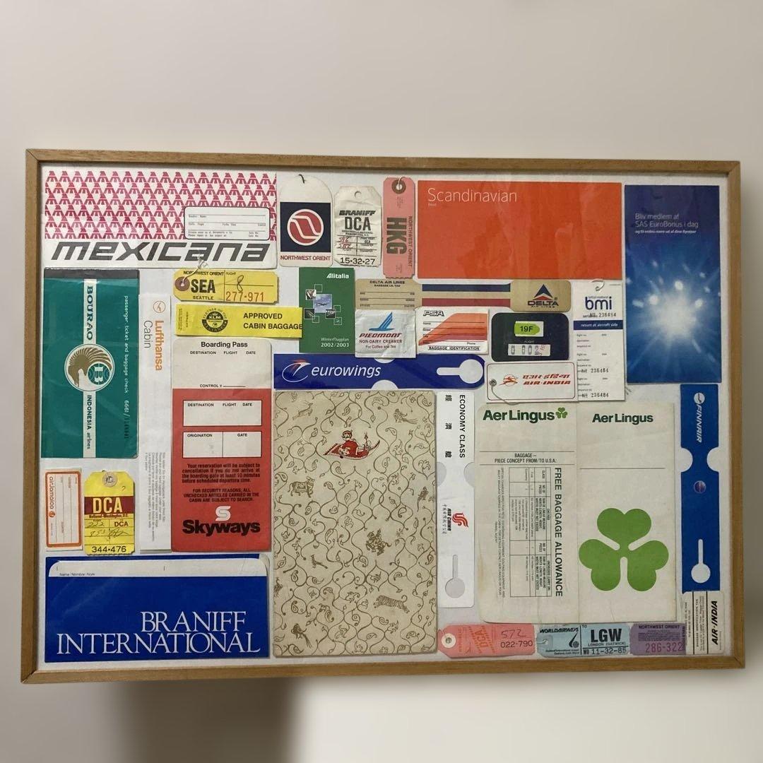 柳本浩市さん作のコラージュアートと切り抜きセット ARCHIVIST 柳本 浩市 Yanagimoto Koichi 柳本浩市さん作のコラージュ