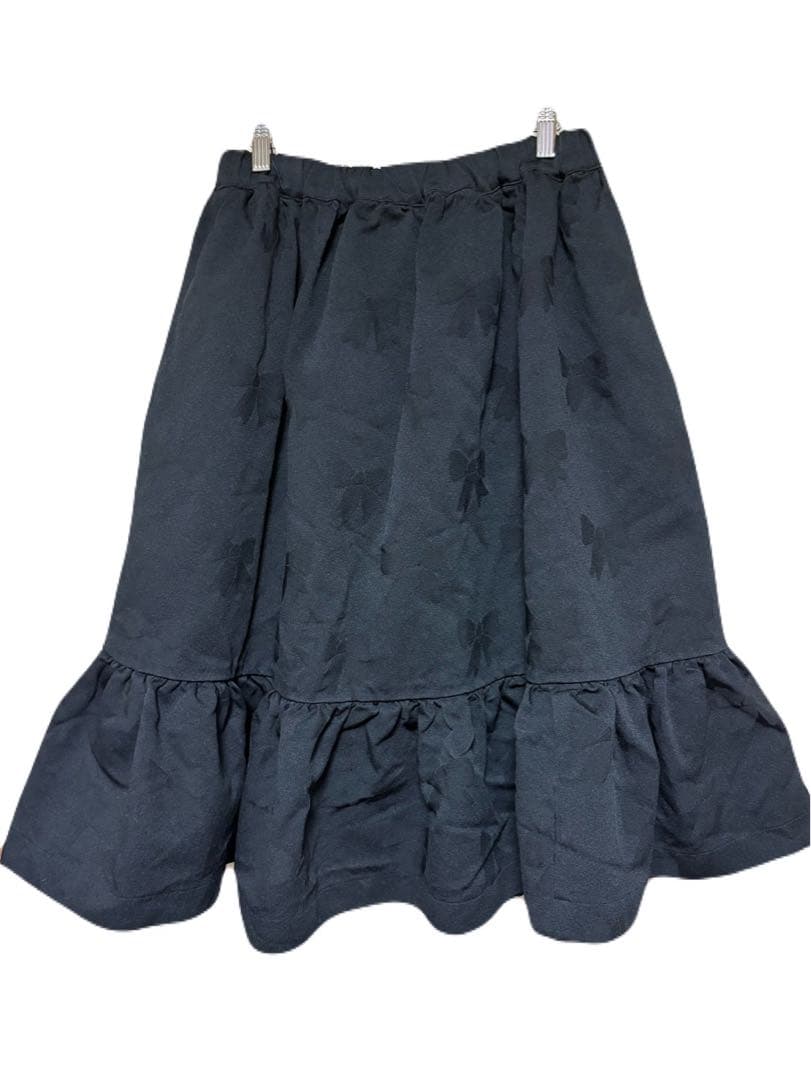 コムデギャルソンガール　2024AWポリ縮絨リボンスカート 2024年春夏】コムデギャルソンガール【全ルック】