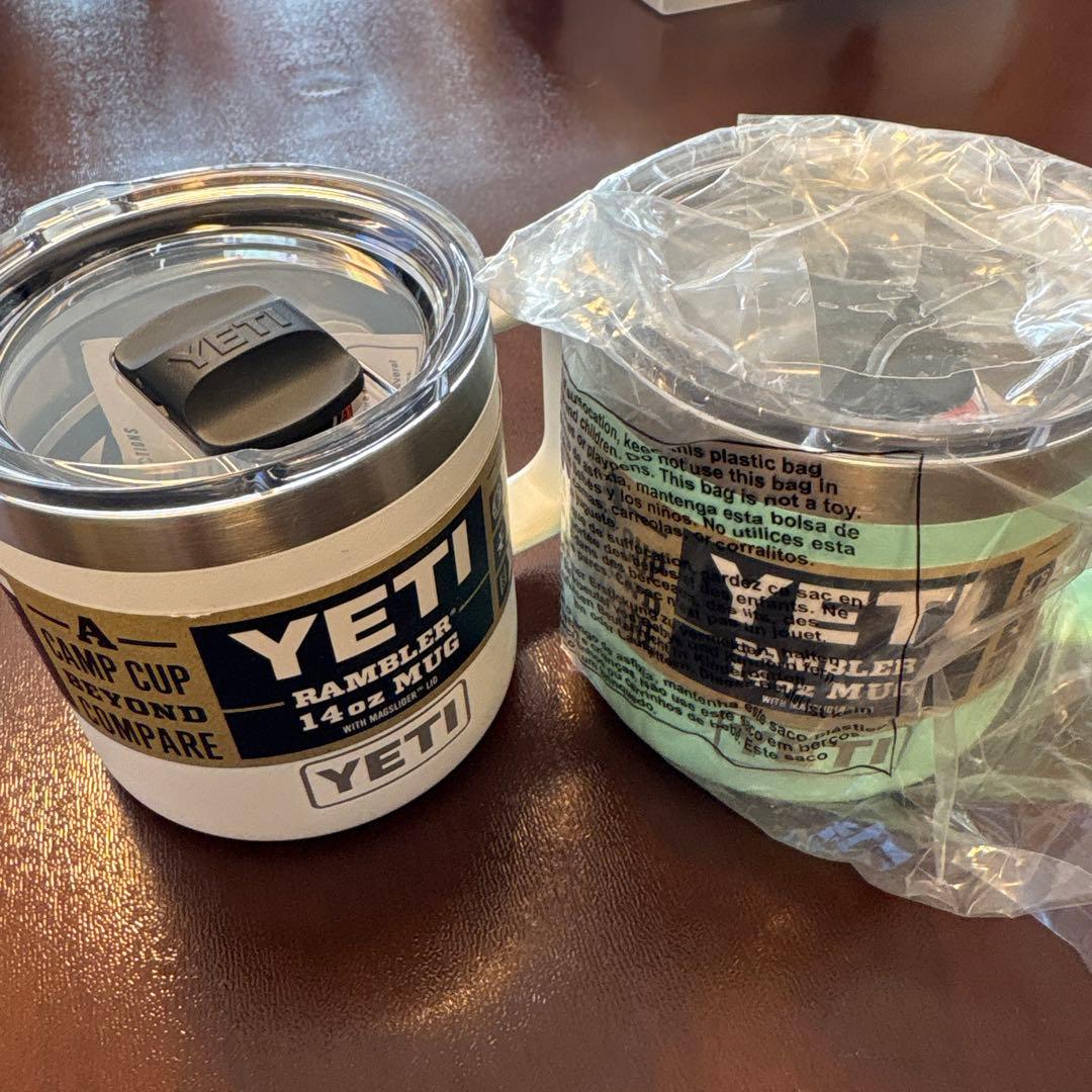 YETI Rambler 14oz Mug ホワイト、グリーン YETI（イエティ） 【並行輸入品】＜5色から選べます＞YETI Rambler 14