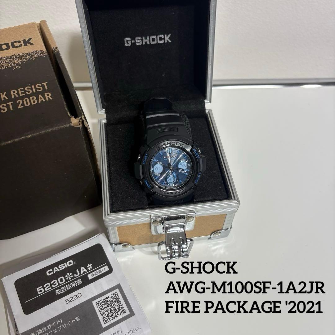G-SHOCK AWG-M100SF-1A2JR ファイヤーパッケージ 2021 G-SHOCK Gショック ファイアパッケージ 21 ソーラー 電波 時計 ジー