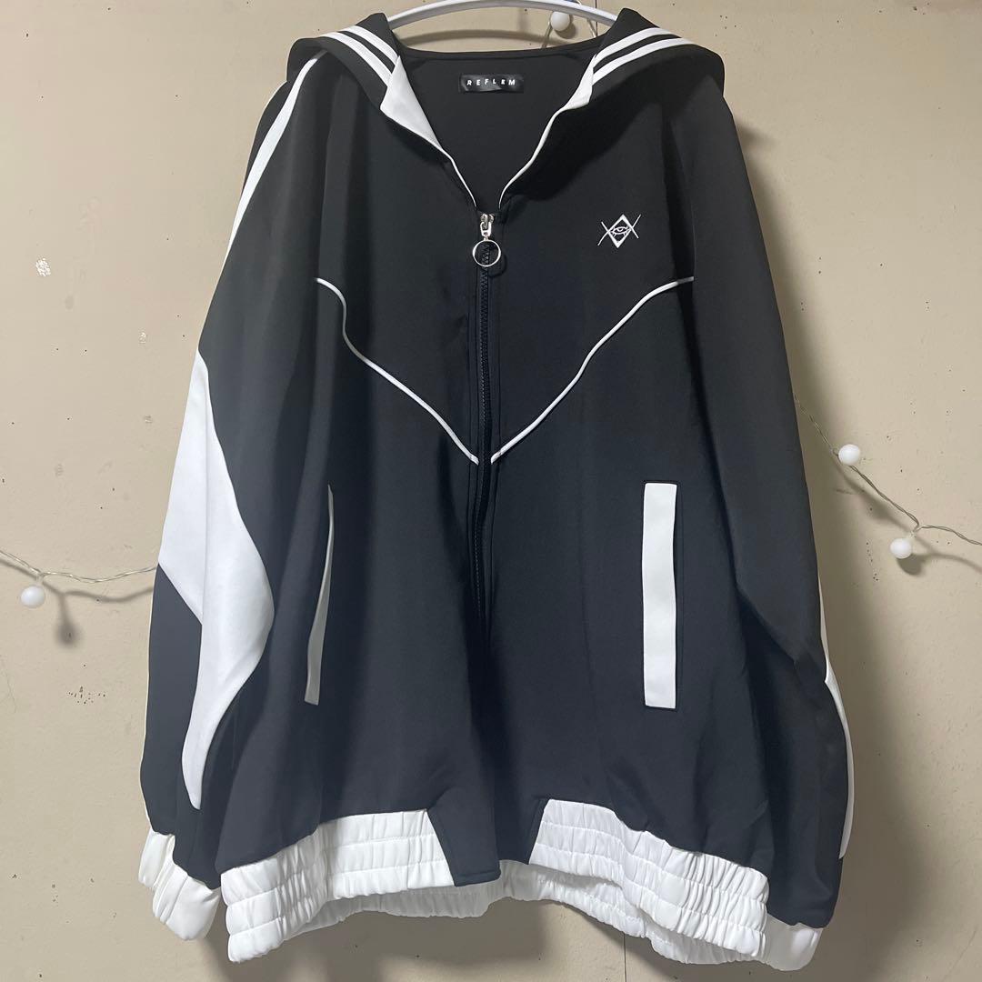 REFLEMレフレム BIG切替セーラージャージ パーカー トラックジャケット