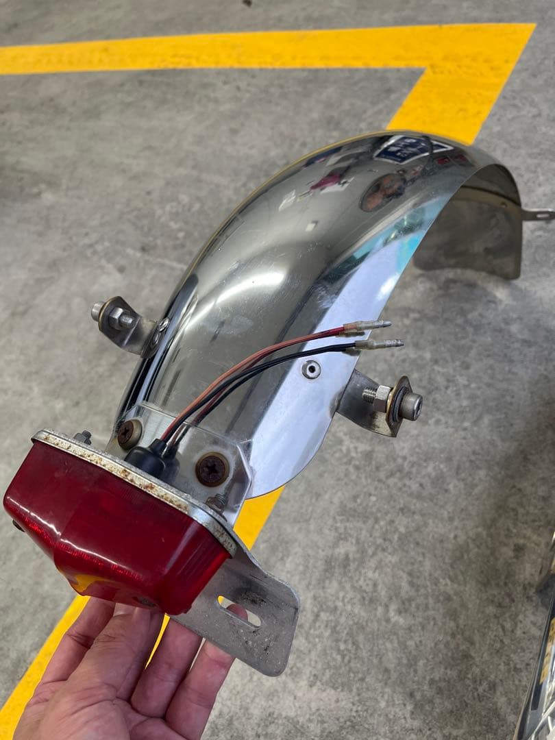 ヤマハ SR用 ペイトンプレイスプレイスショートフェンダー前後セット