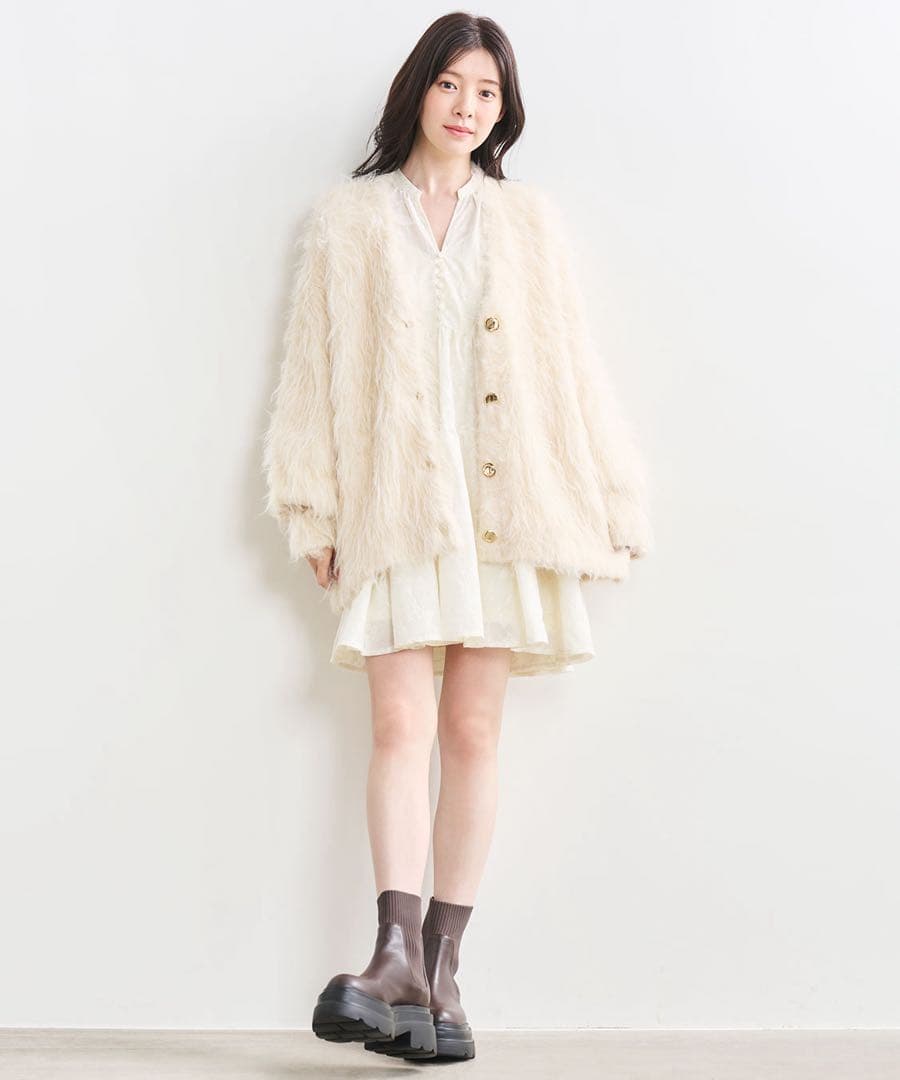 【COCODEAL】 未使用・新品エンブロイダリーティアードミニワンピース エンブロイダリーティアードミニワンピース｜PETAL ONLINE（ペタル