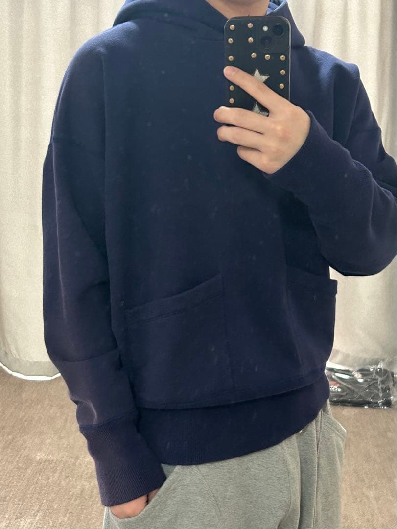 50s 復刻 Levi's パーカー ネイビー パチポケ スウェット LVC - メルカリ