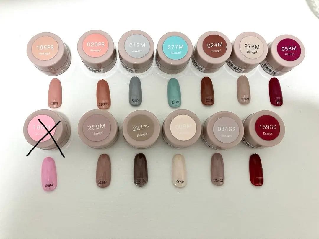 Riccagel】リッカジェル カラーセット - メルカリ