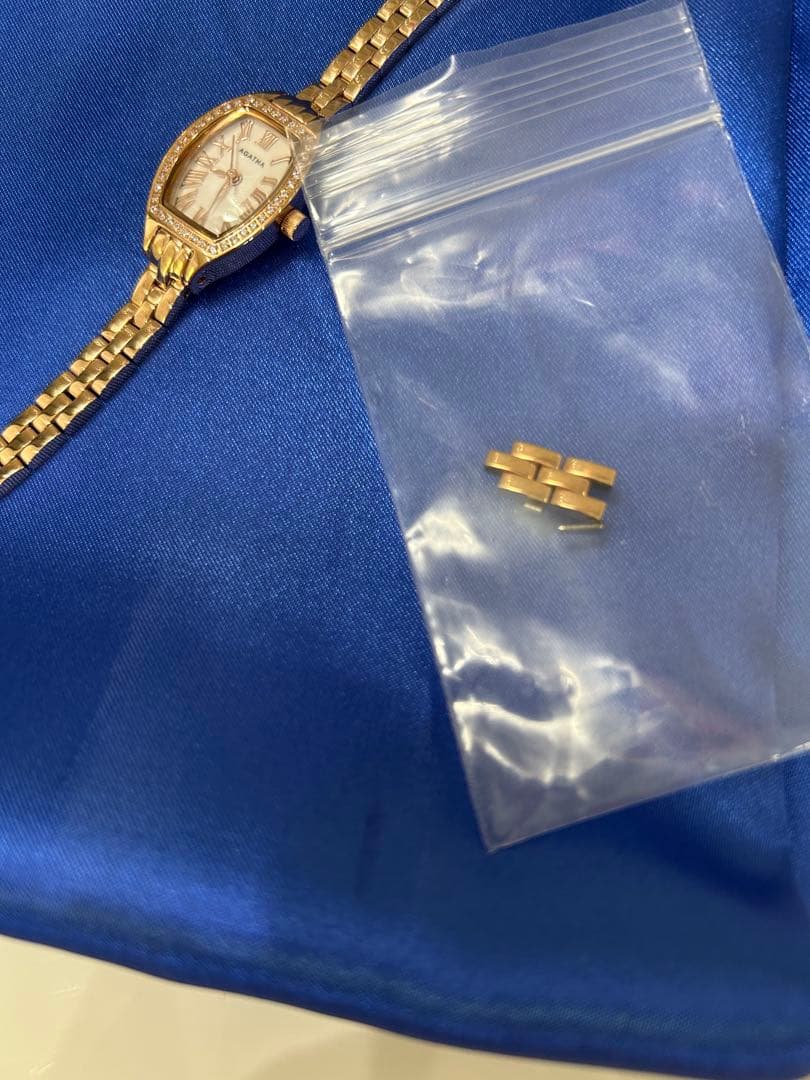 新品未使用AGATHA 腕時計ピンクゴールド MADE IN FRANCE - メルカリ