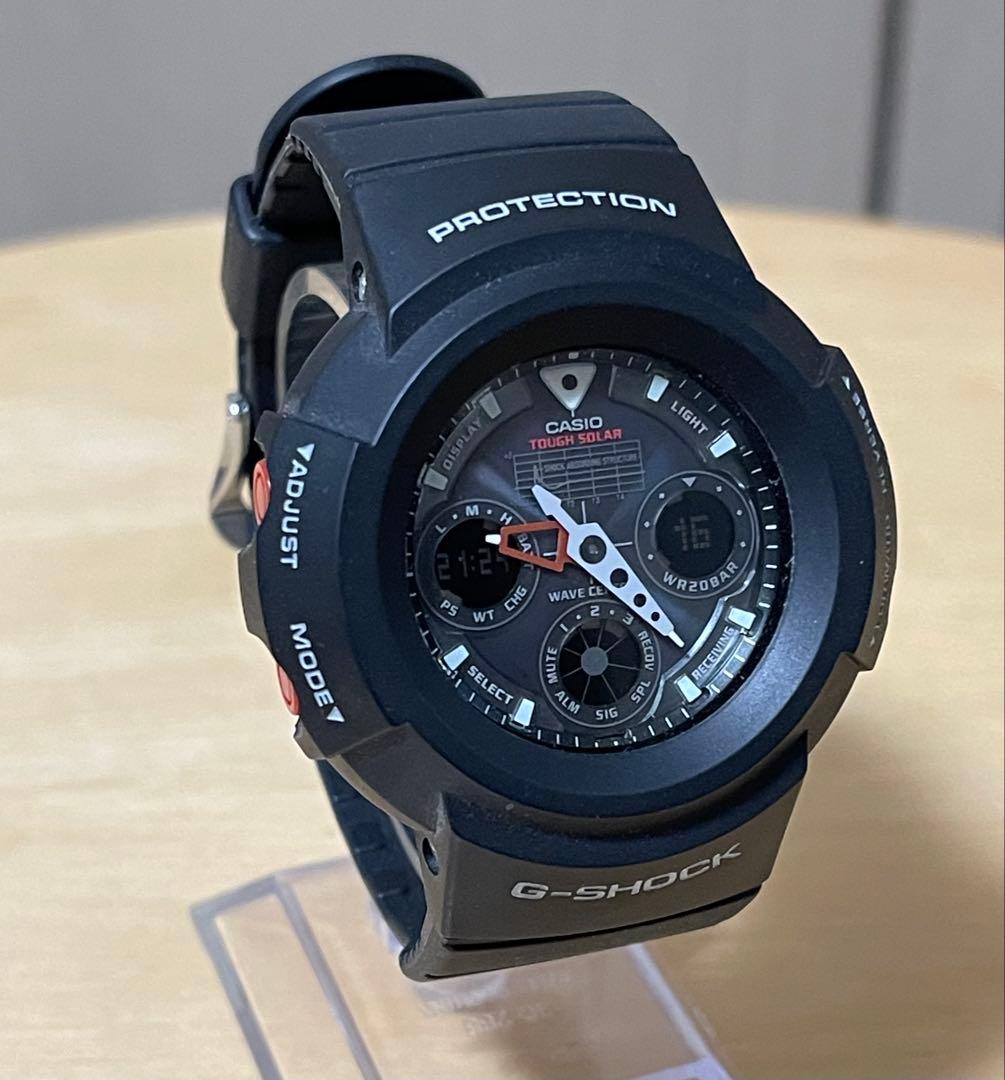 G-SHOCK Gショック AWG-500J 電波ソーラー アナデジ カシオ AWG-500J-1A 電波ソーラー搭載モデル – G-BRIDGES