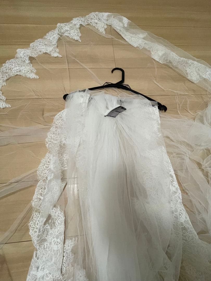アールイズウェディング ウィズアホワイト ロングベール 3m - メルカリ