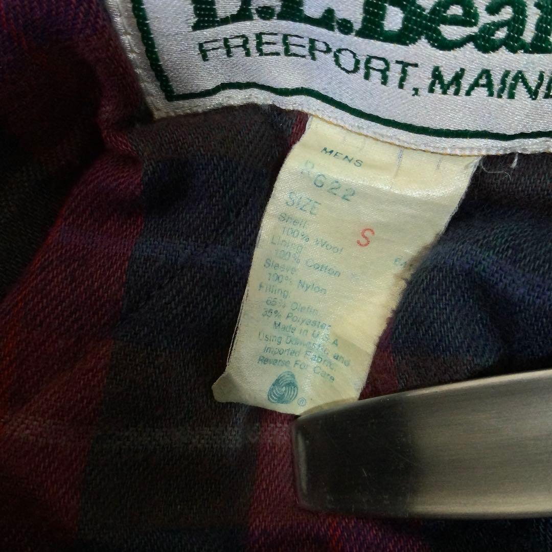美品 L.L.BEAN エルエルビーン ハンティングジャケットS USA製ウール