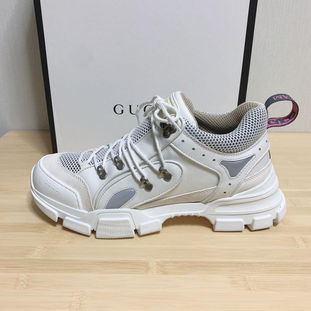 新品】GUCCI フラッシュトレック スニーカー ダッド ホワイト 29cm
