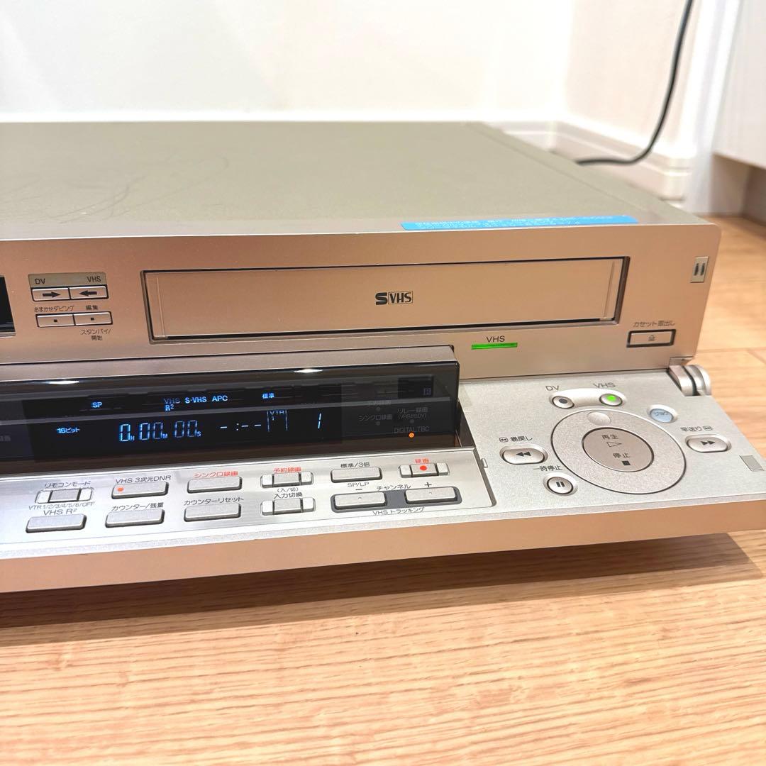 S-VHS DV ダブルビデオデッキ WV-DR7 SONY メンテナンス済み - メルカリ