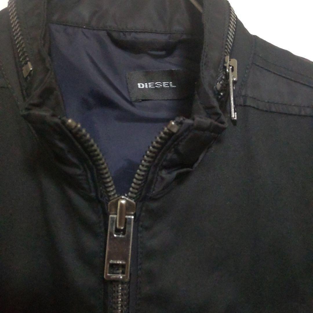 美品 DIESEL ディーゼル コットンジップアップブルゾン シングル