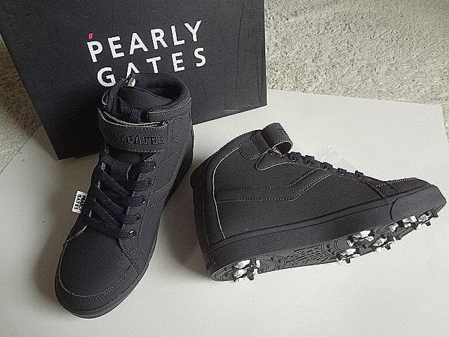 パーリーゲイツ(23CM)ハイカットお洒落レディースゴルフシューズ ロゴ×花柄ハイカットシューズ レディス(【女性】シューズ)|PEARLY