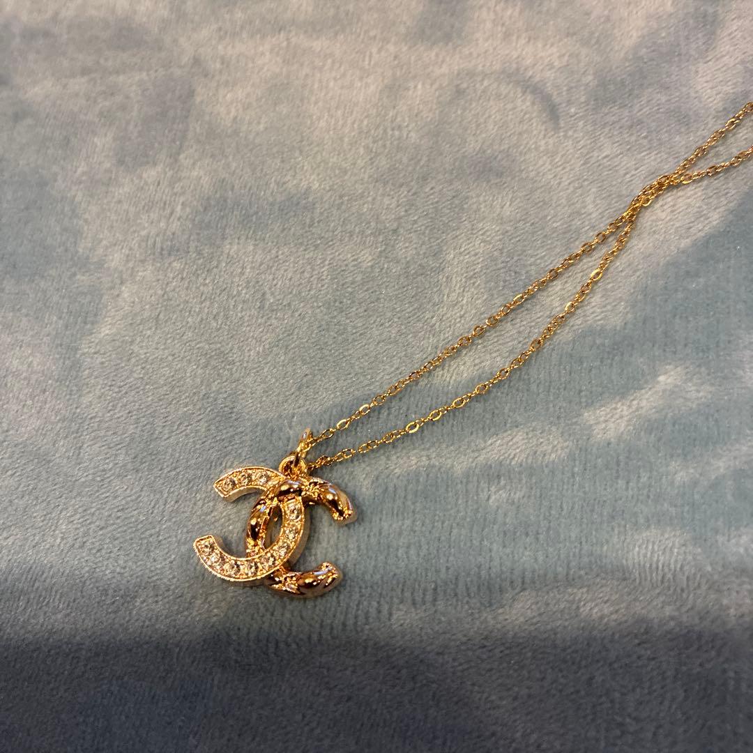 CHANEL ゴールドネックレス ヴィンテージノベルティ - メルカリ