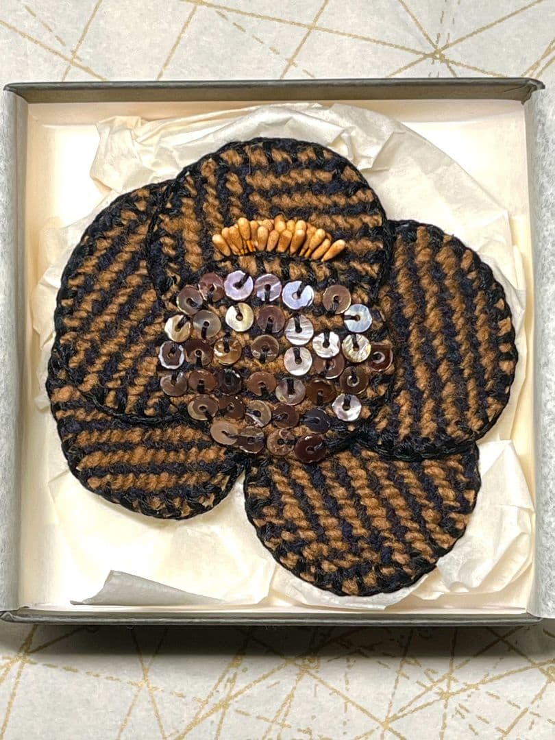 【週末値下】ミナ ペルホネン “esperer” ブローチ