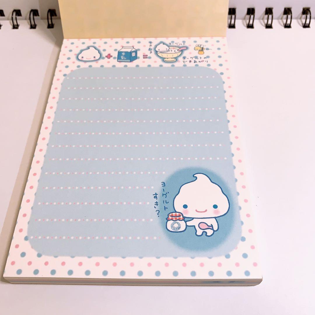 平成レトロ サンエックス ヨーグルくん シール付きメモ帳 - メルカリ