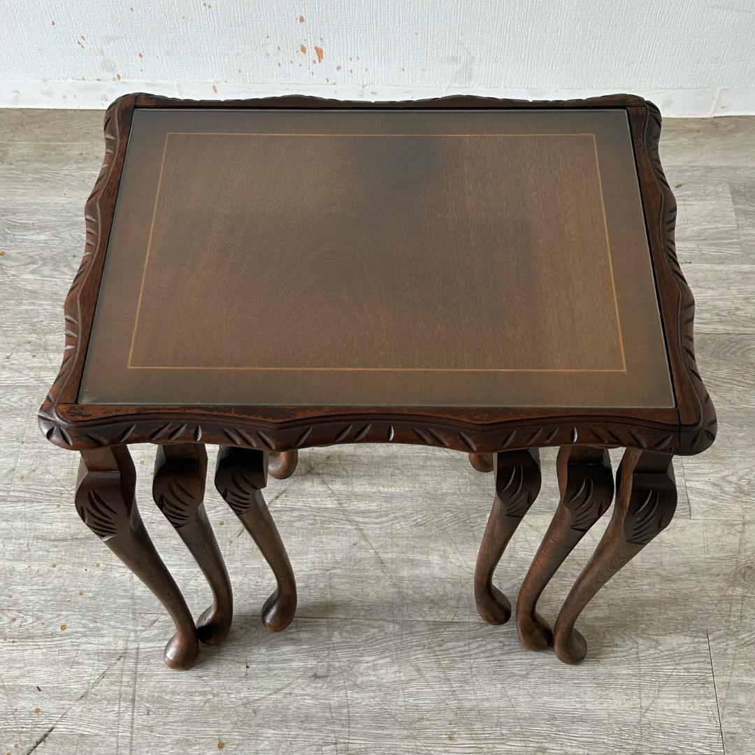 イギリス アンティーク 家具 ネストテーブル 1940年頃 596A - メルカリ