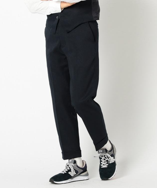 ニューバランス ビームス プラス 3ピース スーツ ネイビー 紺 美品