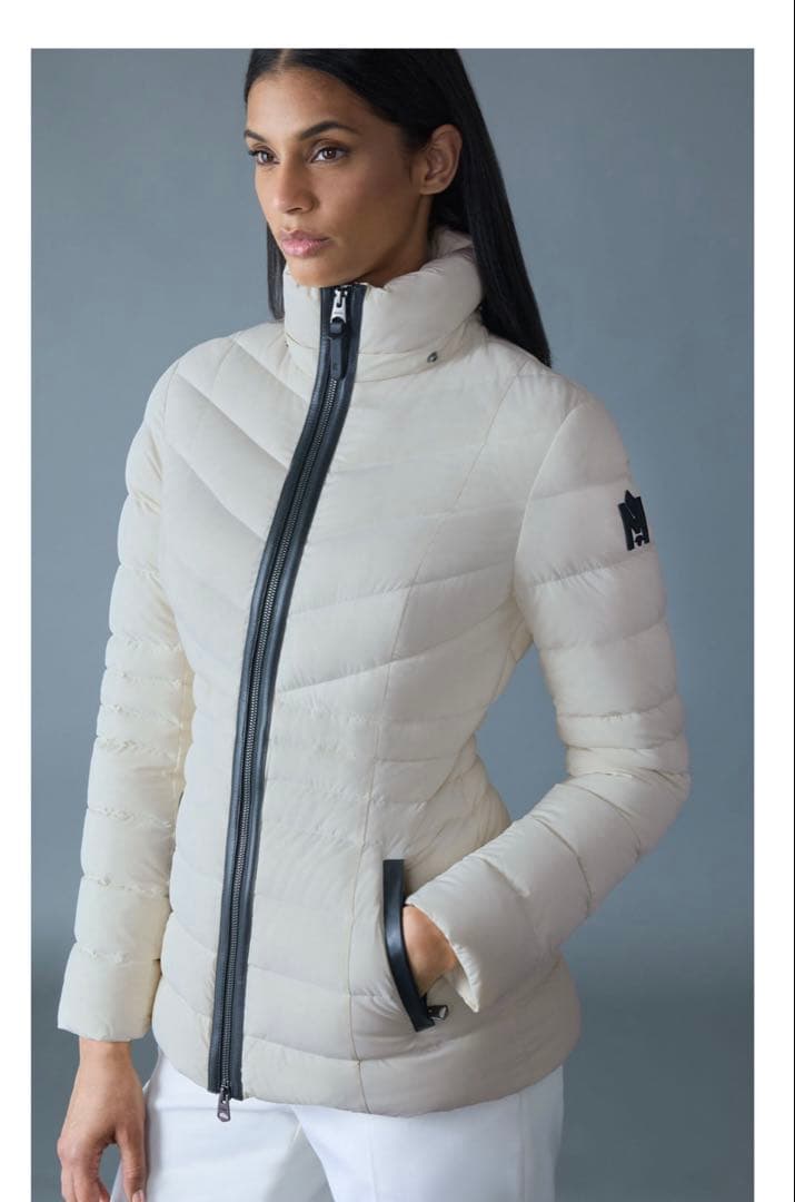 MACKAGE アイボリー ダウンジャケット PATSY-NSR Mサイズ - メルカリ