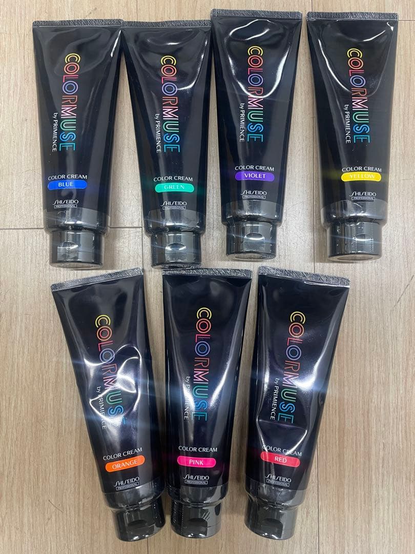 【最終値下げ格安】資生堂COLOR MUSE 7色セット SHISEIDO PROFESSIONAL（資生堂プロフェッショナル） 資生堂 カラー