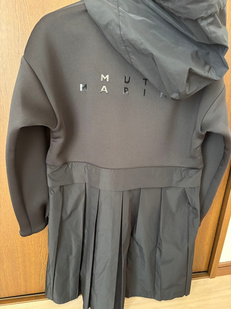 muta ムータ 大人気色黒×黒ボンディングミニワンピース - ワンピース