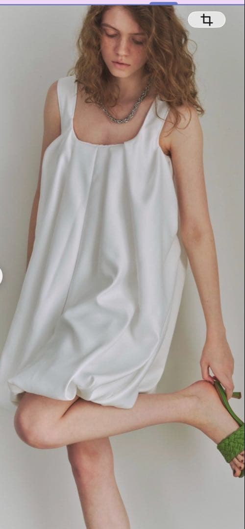 Cygne シーニュ バルーンミニワンピース cherry 0 ブラック