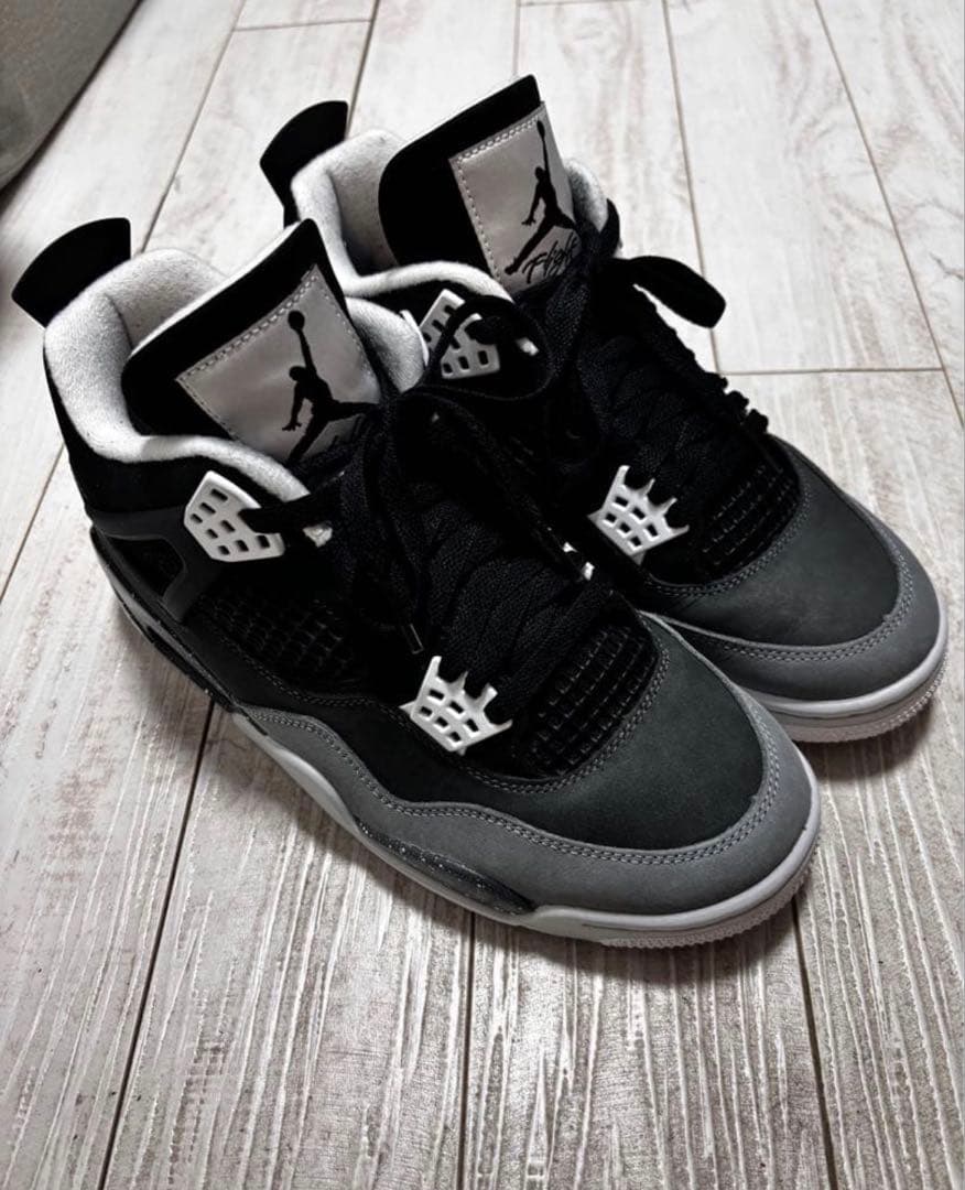 Air Jordan 4 ブラック/グレー Size 13 - Jordan 4 Retro Mid Black Cat | eBay