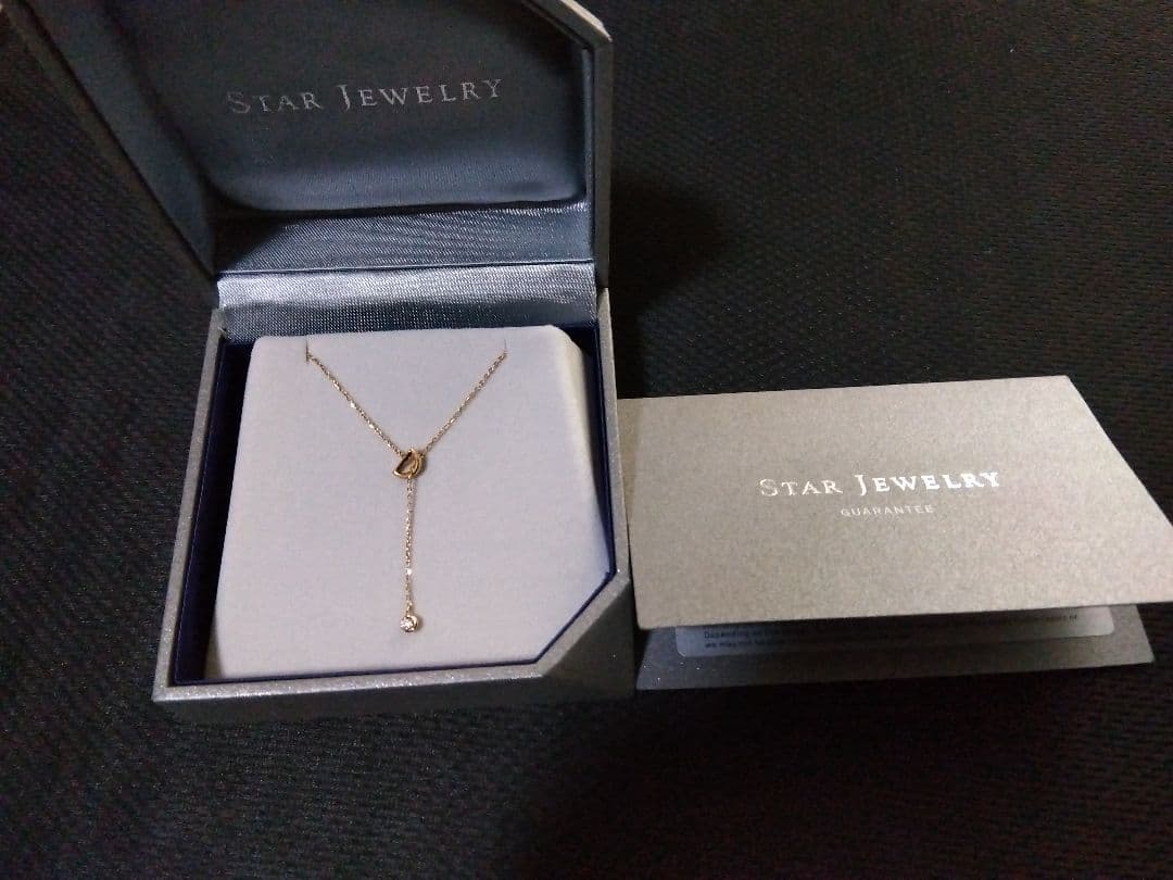 T*様 スタージュエリーK10ハーフムーンラリエットネックレス朝比奈彩