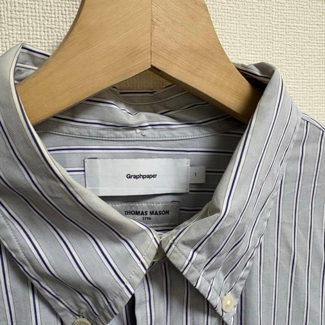 Graphpaper ストライプシャツ THOMAS MASON - メルカリ