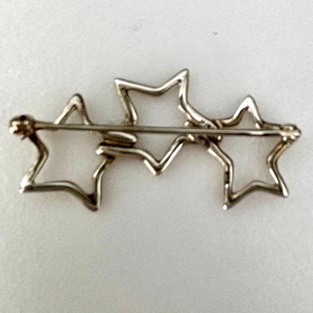 TIFFANY&Co】ティファニー トリプルスター ブローチ SV925 - メルカリ