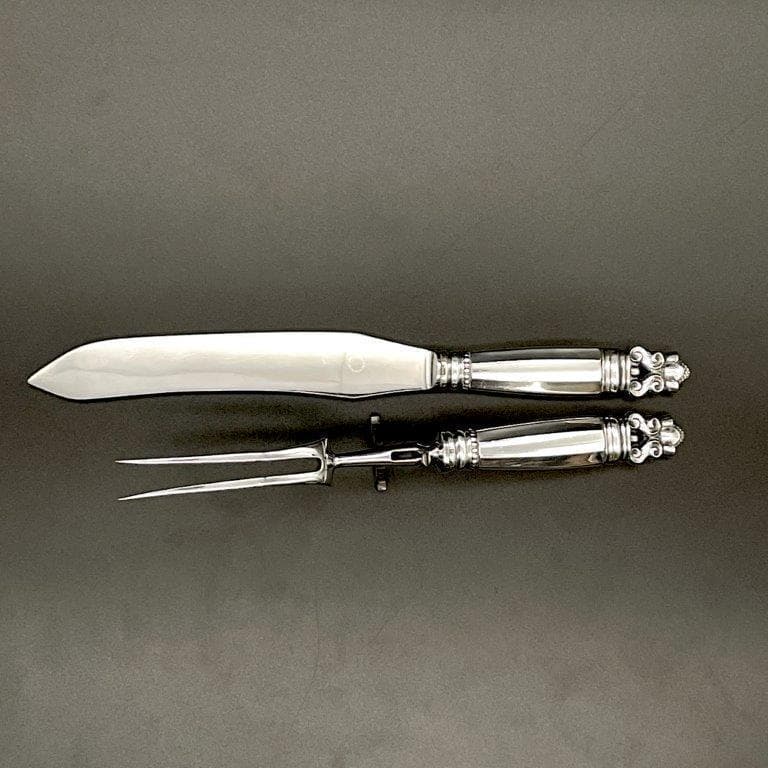 ジョージジェンセンエーコンACORN廃盤ディナーナイフスターリングシルバー