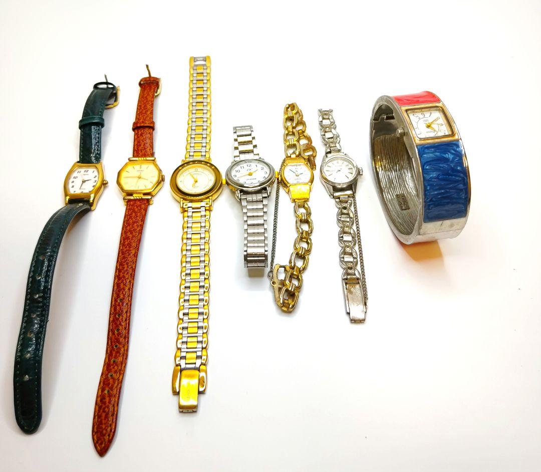 ジャンク品 レディース腕時計 7点セット - メルカリ