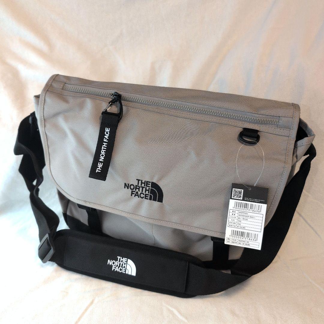新品 ノースフェイス / ホワイトレーベル メッセンジャーバッグ L ベージュ THE NORTH FACE（ザ ノースフェイス） バッグ メンズ レディース