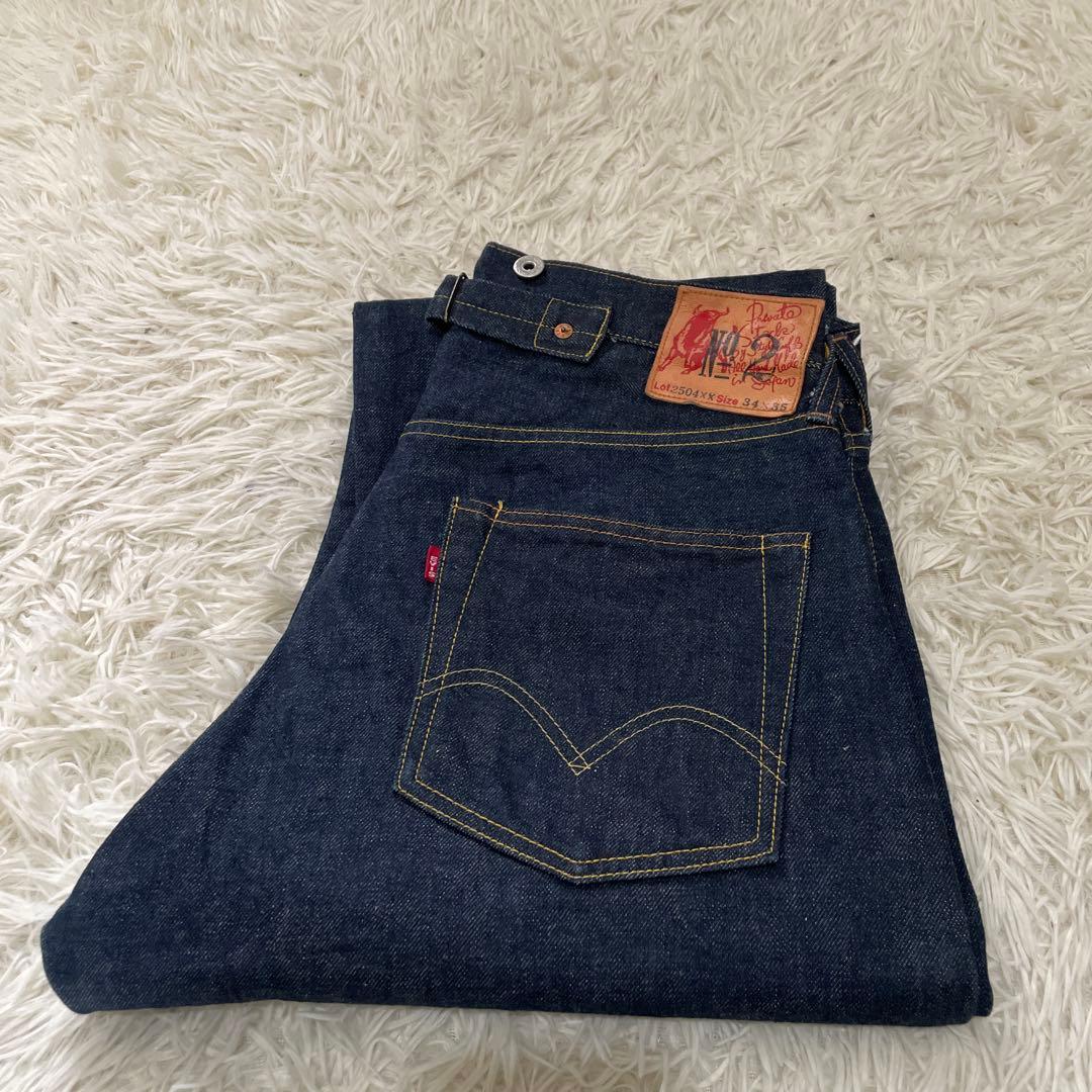 美品！エビスジーンズ EVIS 2504XX 初期 水牛タグ/シンチバック/34