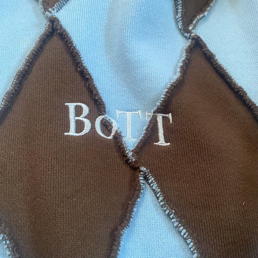 定価33000】BoTT Patchwork Hoodie パーカー Mサイズ