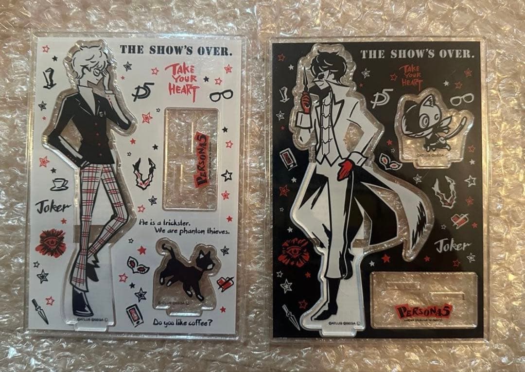 ペルソナ サンリオ コラボ ジョーカー 雨宮蓮 アクリルスタンド 2種