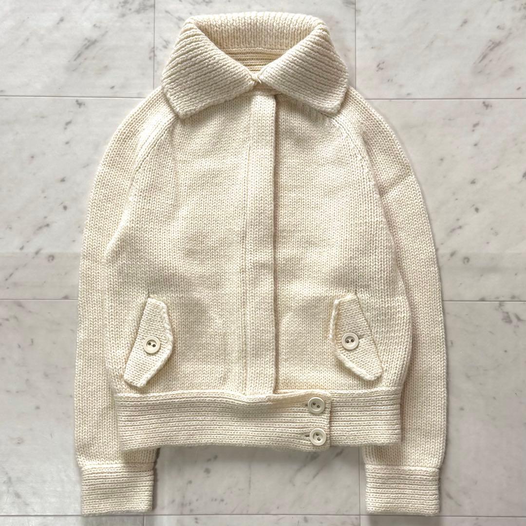 DEUXIEME CLASSE ニットジャケット モヘヤブレンド アイボリー F DEUXIEME CLASSE ニットジャケット モヘヤブレンド アイボリー F