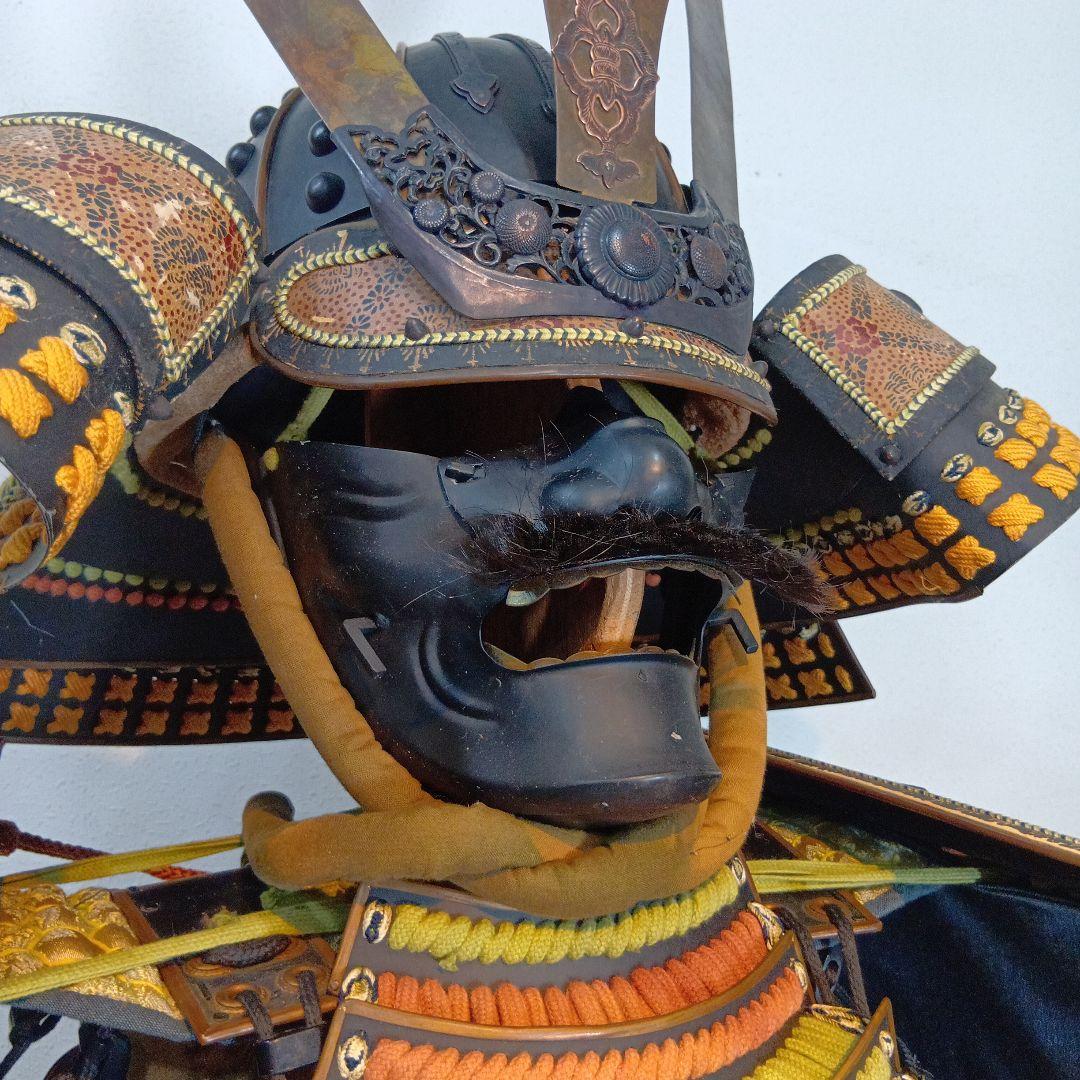 値下げ等身大鎧兜一式 飾り付けた状態(170)センチ - メルカリ