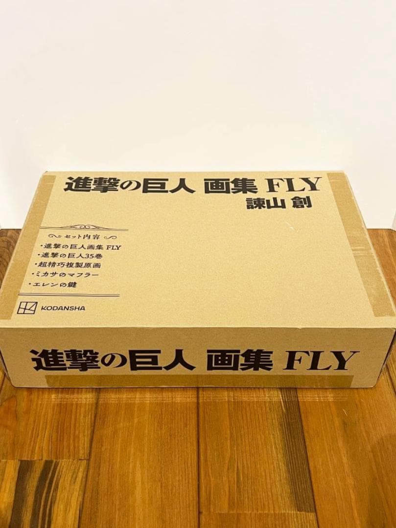 【内容物未開封】進撃の巨人 画集FLY【35巻欠品】 進撃の巨人 35巻 画集FLY 特典 - メルカリ